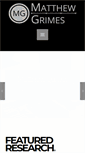 Mobile Screenshot of matthewgrimesphd.com
